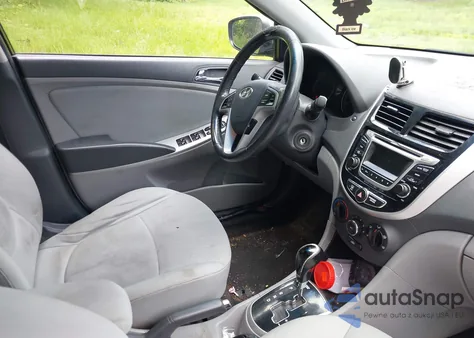 2014 Hyundai Accent Se z USA, uszkodzony, nr VIN KMHCU5AE0EU148315